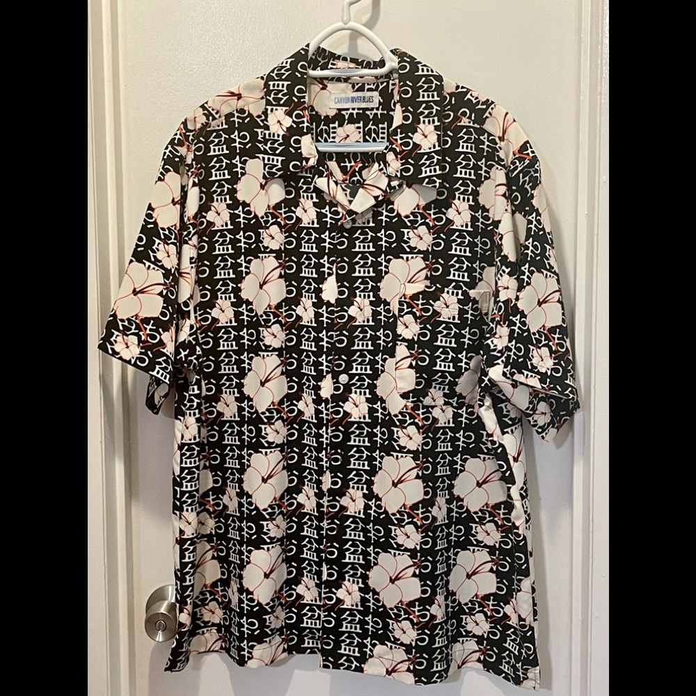 Men’s Canyon River Blues Tropical shirt XL